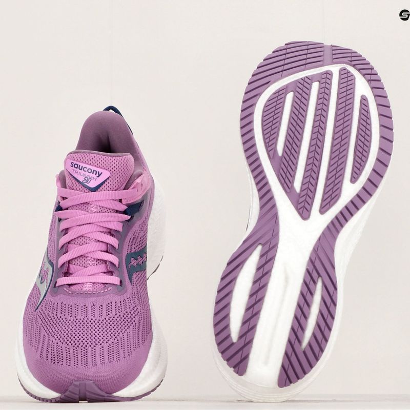 Buty do biegania damskie Saucony Triumph 21 grape/indigo 12