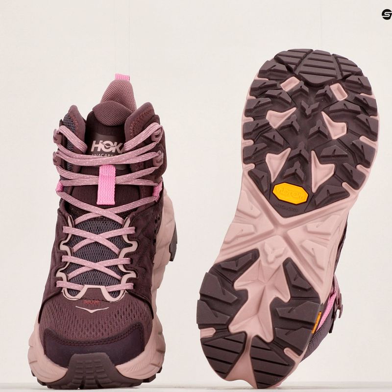 Buty turystyczne damskie HOKA Anacapa Breeze Mid raisin/pale mauve 13