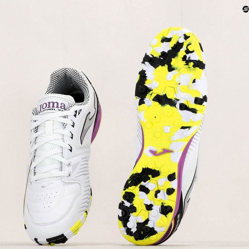 Buty piłkarskie męskie Joma Dribling TF white/black 12