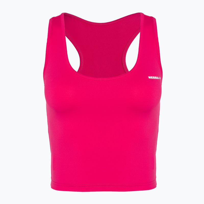 Koszulka treningowa damska NEBBIA Slim Fit Koszulka pink 4