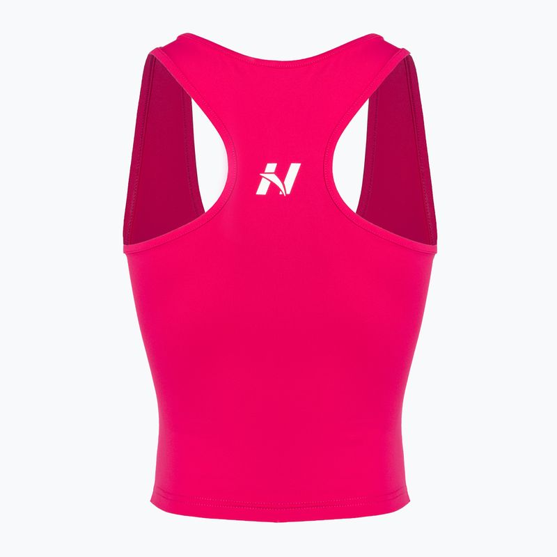 Koszulka treningowa damska NEBBIA Slim Fit Koszulka pink 5