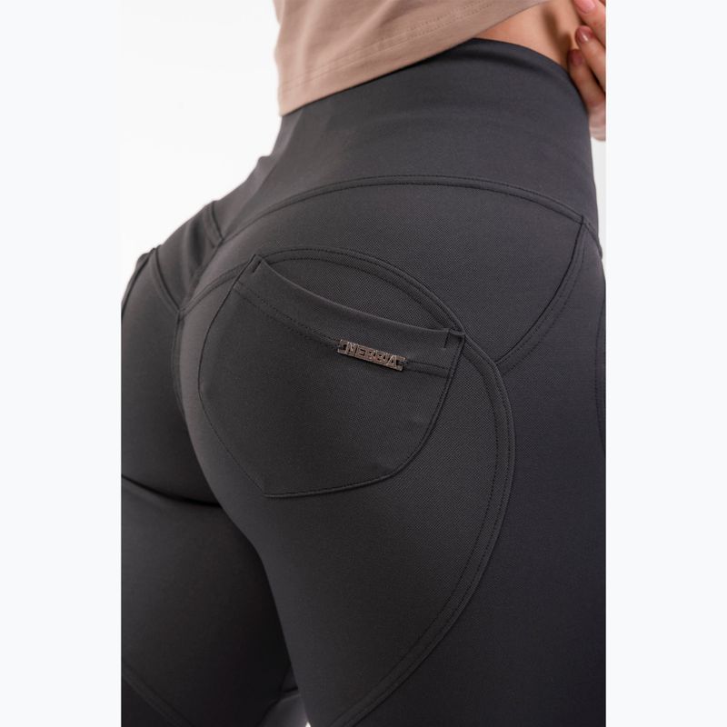 Legginsy treningowe damskie NEBBIA Lifting Effect Bubble Butt black 7