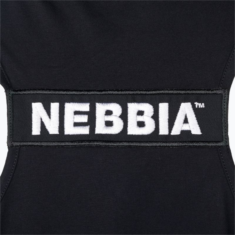 Koszulka treningowa męska NEBBIA No Excuses Koszulka With A Hoodie black 4