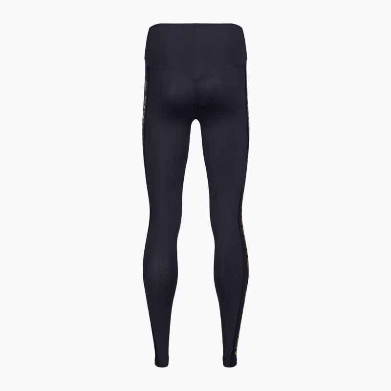 Legginsy treningowe damskie NEBBIA Gold Classic black 2