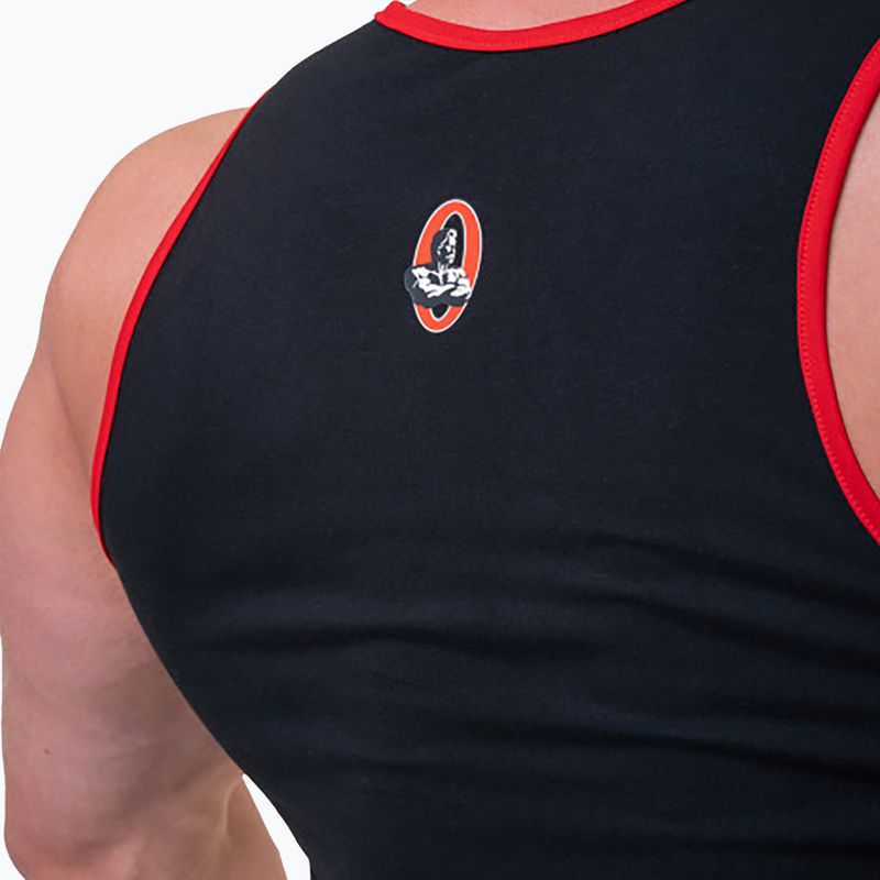 Koszulka treningowa męska NEBBIA Old-School Muscle Koszulka black 4