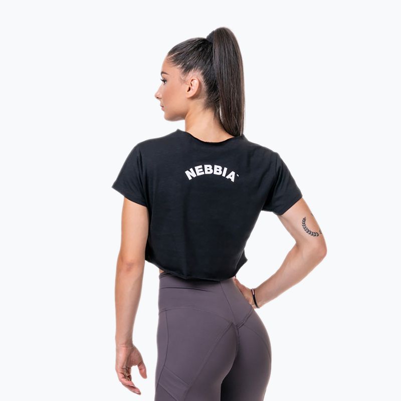 Top treningowy damski NEBBIA Loose Fit & Sporty Top black 2