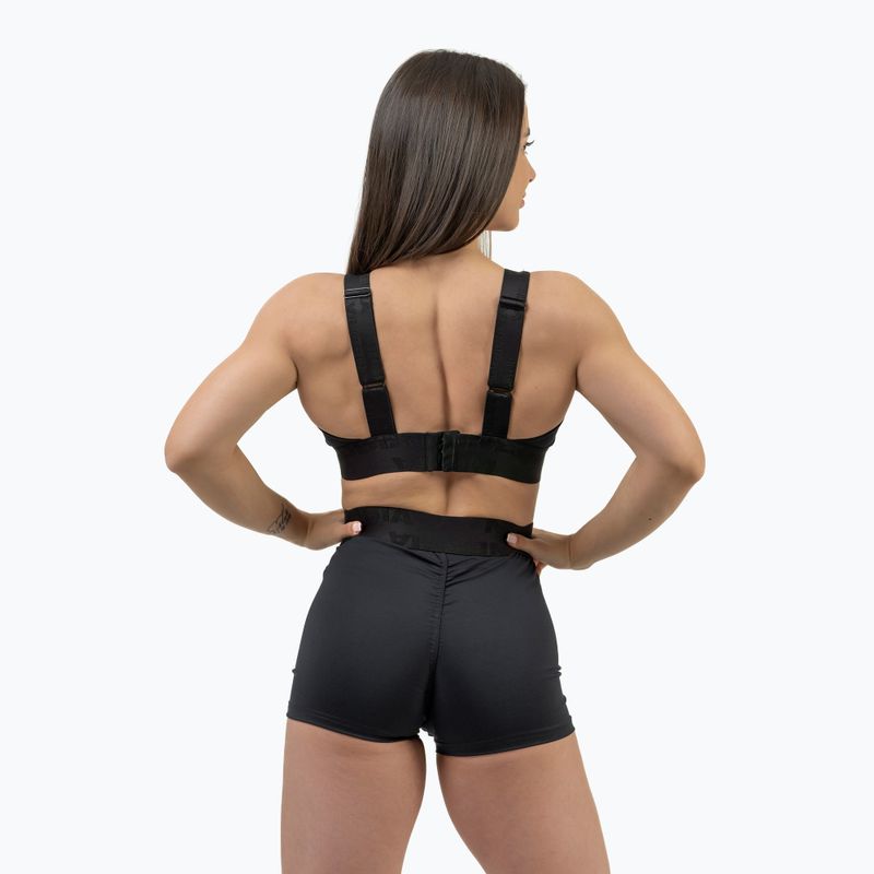 Biustonosz treningowy NEBBIA Intense Iconic black 2
