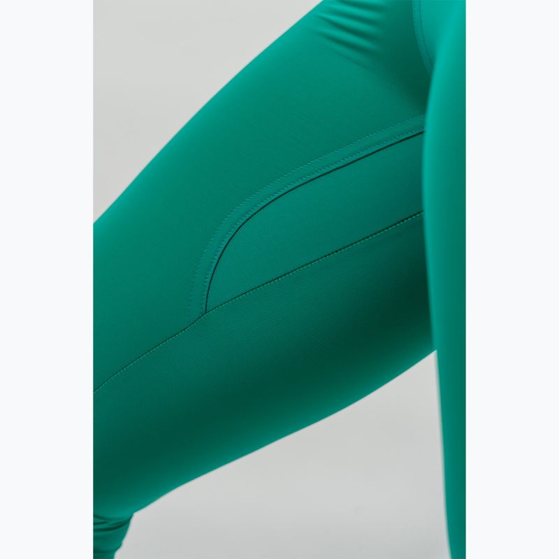 Legginsy treningowe damskie NEBBIA Iconic green 7