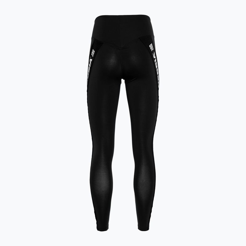 Legginsy treningowe damskie NEBBIA Iconic black 8