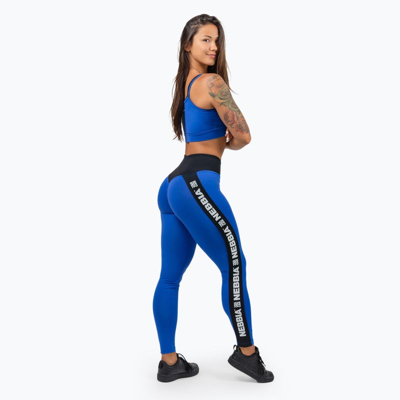 Biustonosz treningowy NEBBIA Flex blue 4