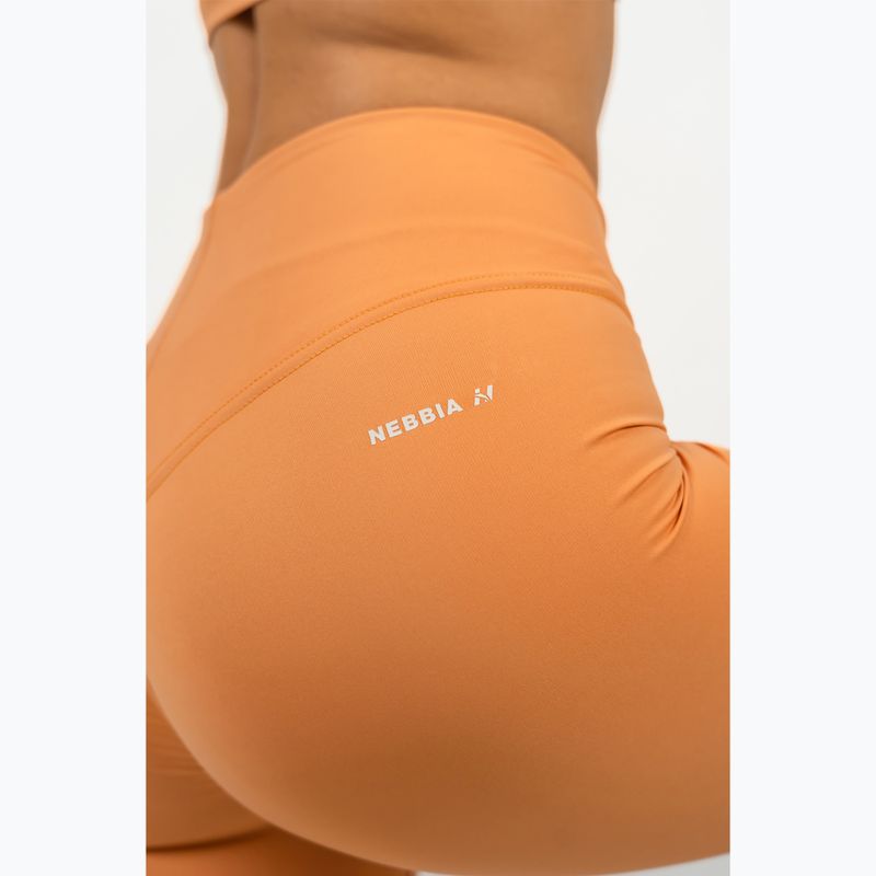 Legginsy treningowe damskie NEBBIA Elevated orange 5