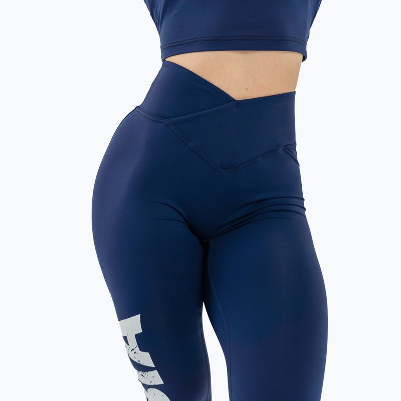 Legginsy treningowe damskie NEBBIA Glute Check High Waisted dark blue 5