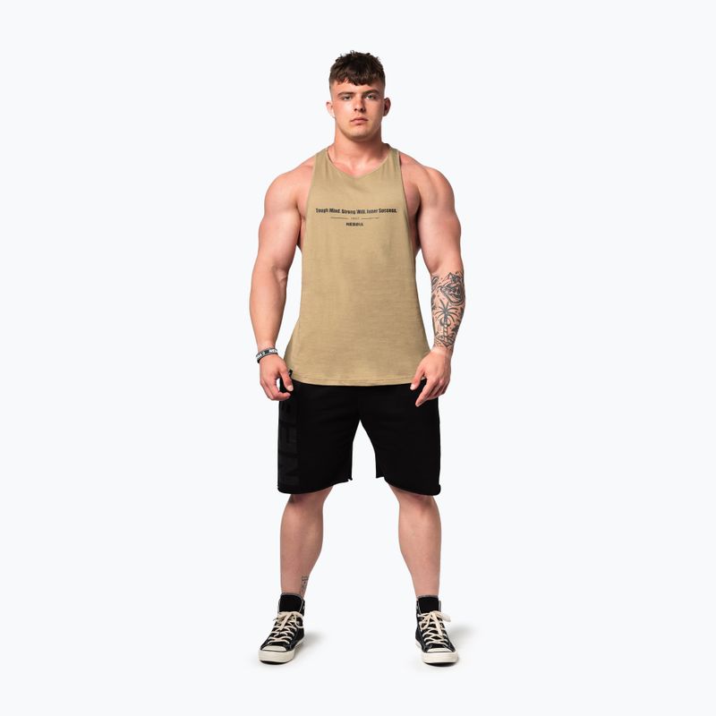 Spodenki treningowe męskie NEBBIA Gym NO BS black 2