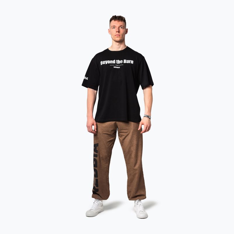 Koszulka treningowa męska NEBBIA Heavyweight Grind black 2