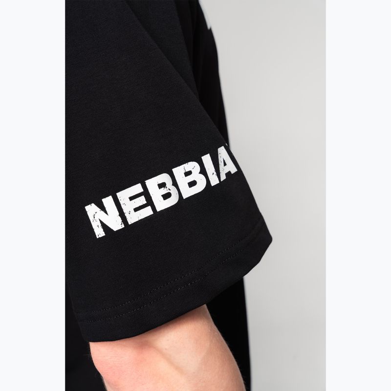 Koszulka treningowa męska NEBBIA Heavyweight Grind black 7