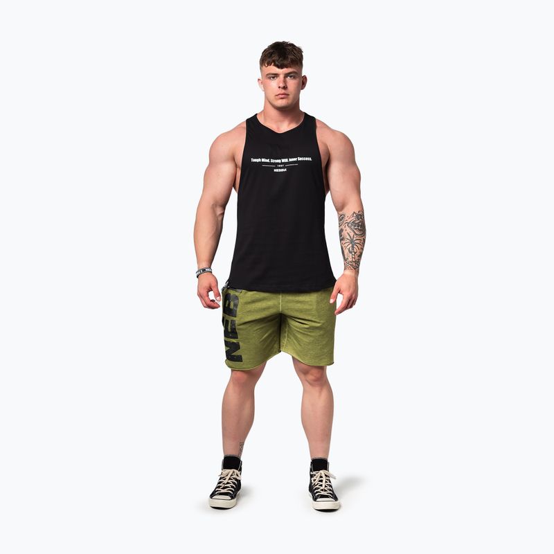 Tank top treningowy męski NEBBIA Flexin black 2