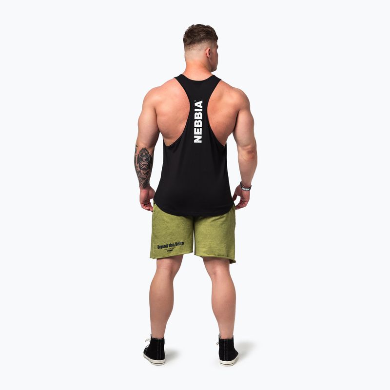 Tank top treningowy męski NEBBIA Flexin black 3