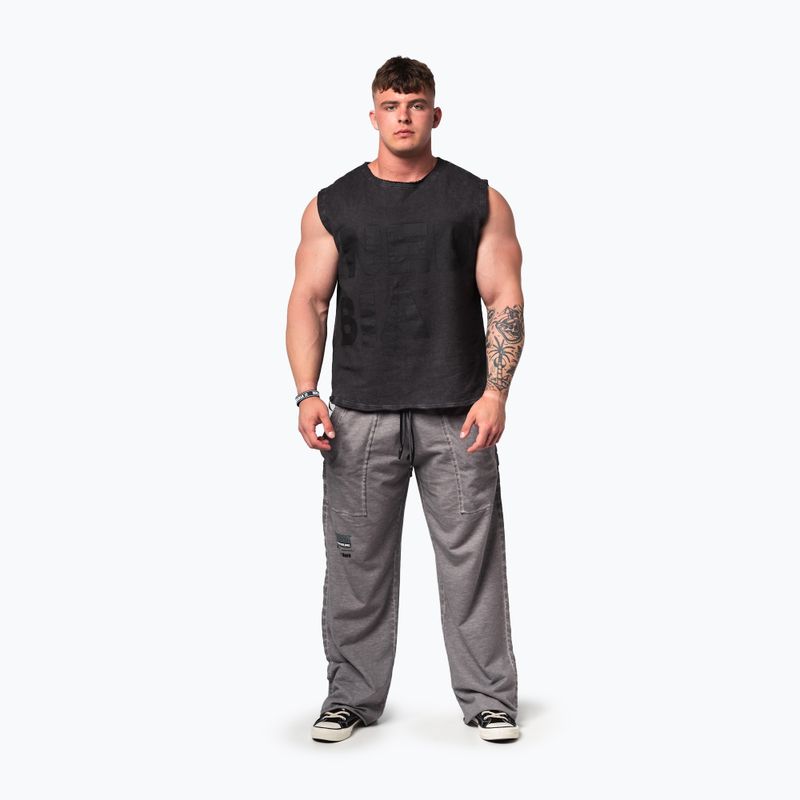 Tank top treningowy męski Washed-Off Beastin black 2