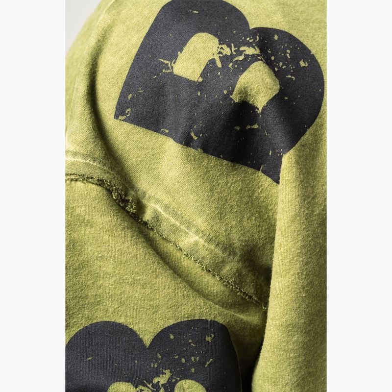 Bluza treningowa męska NEBBIA Washed-Off Hoodie NO BS green 8