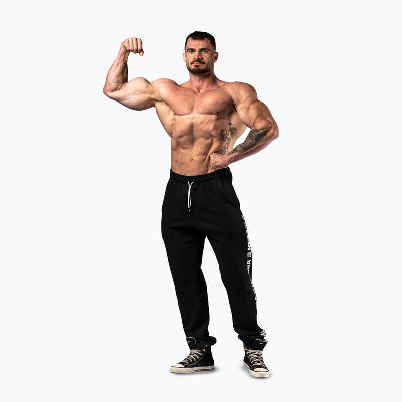 Spodnie treningowe męskie NEBBIA Hero black 2