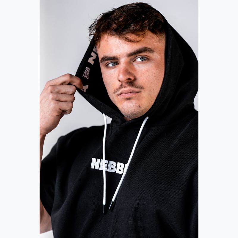 Bluza treningowa męska NEBBIA Hero black 5
