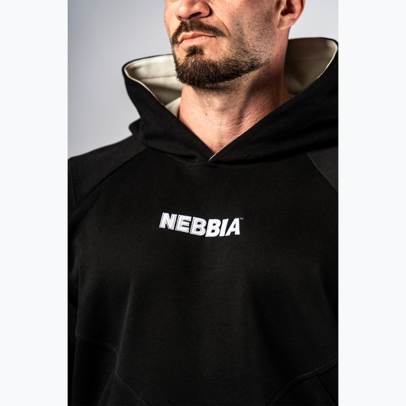 Bluza męska NEBBIA Hero Hoodie black 5