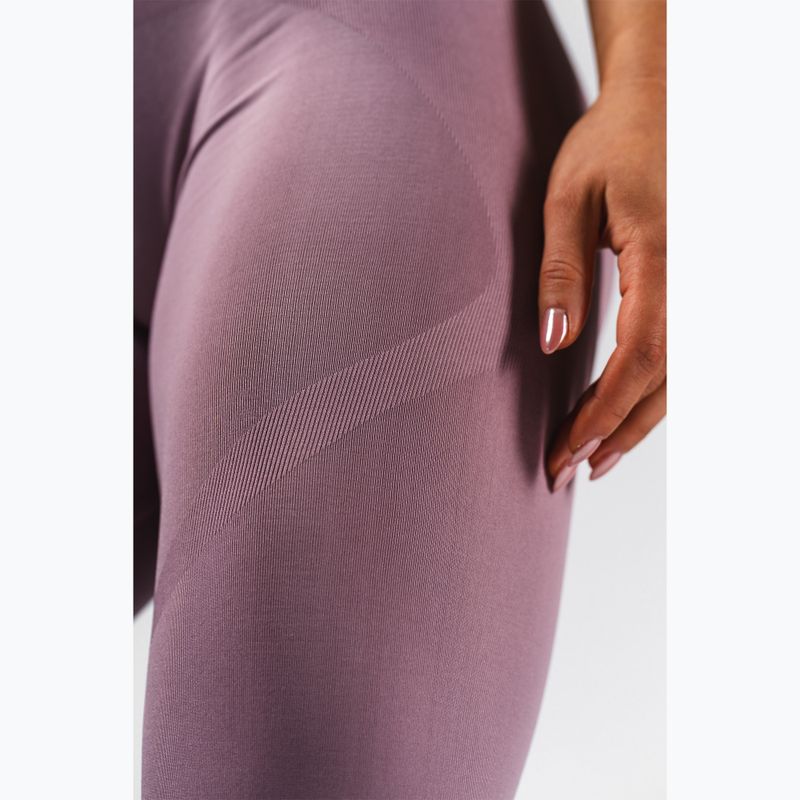 Legginsy treningowe damskie NEBBIA Flow Seamless Hight Waist Push Up pink 8