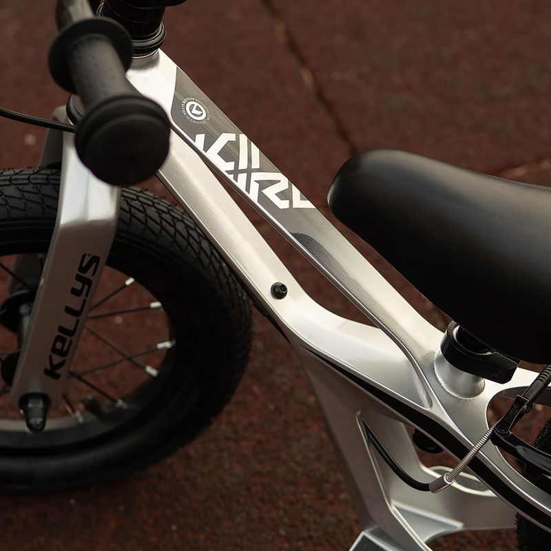 Rowerek biegowy Kellys Kiru Race raw silver 4