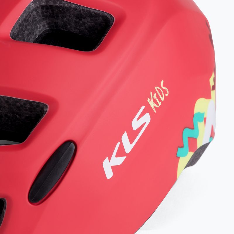 Kask rowerowy dziecięcy Kellys Zigzag 022 red 8