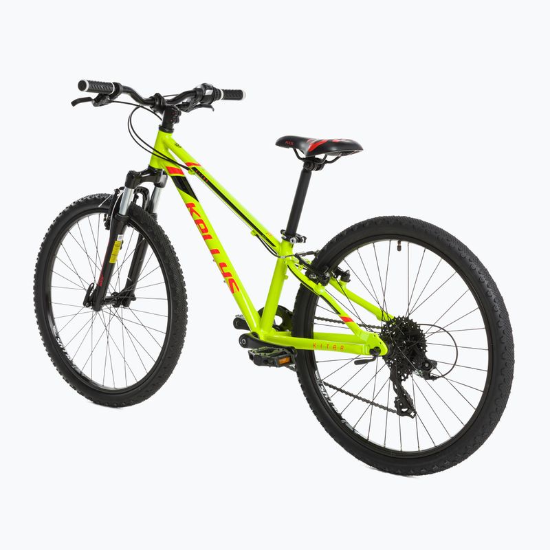 Rower dziecięcy Kellys Kiter 50 24" 2023 neon yellow 3