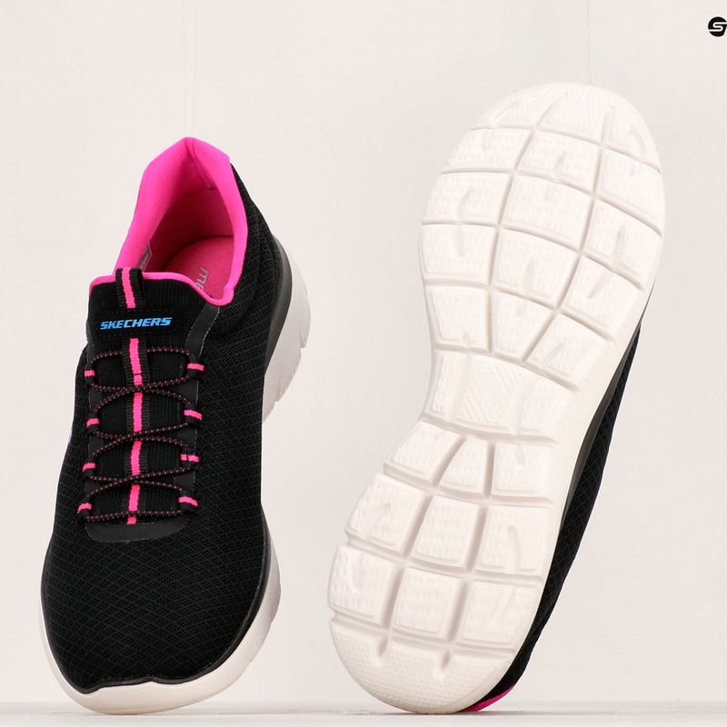 Buty damskie SKECHERS Summits black/hot pink 14