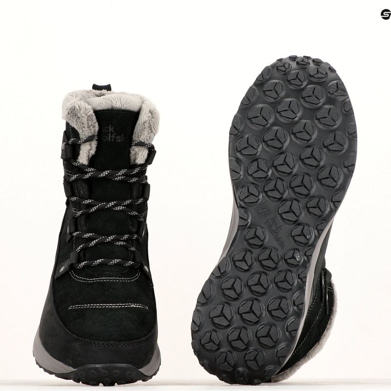 Śniegowce damskie Jack Wolfskin Dromoventure Texapore High phantom 19