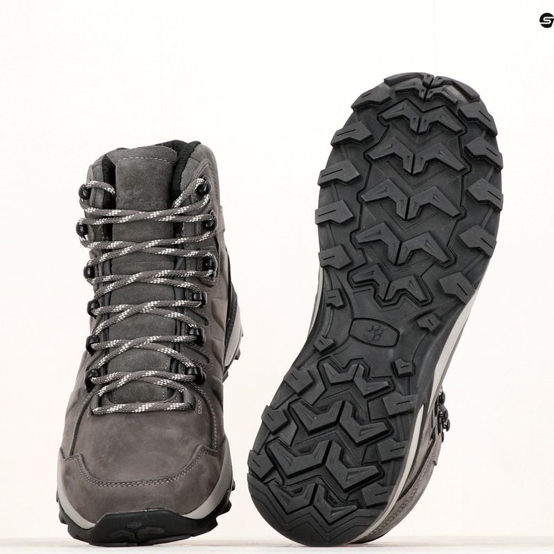 Buty trekkingowe męskie Jack Wolfskin Refugio Prime Texapore Mid slate grey 18