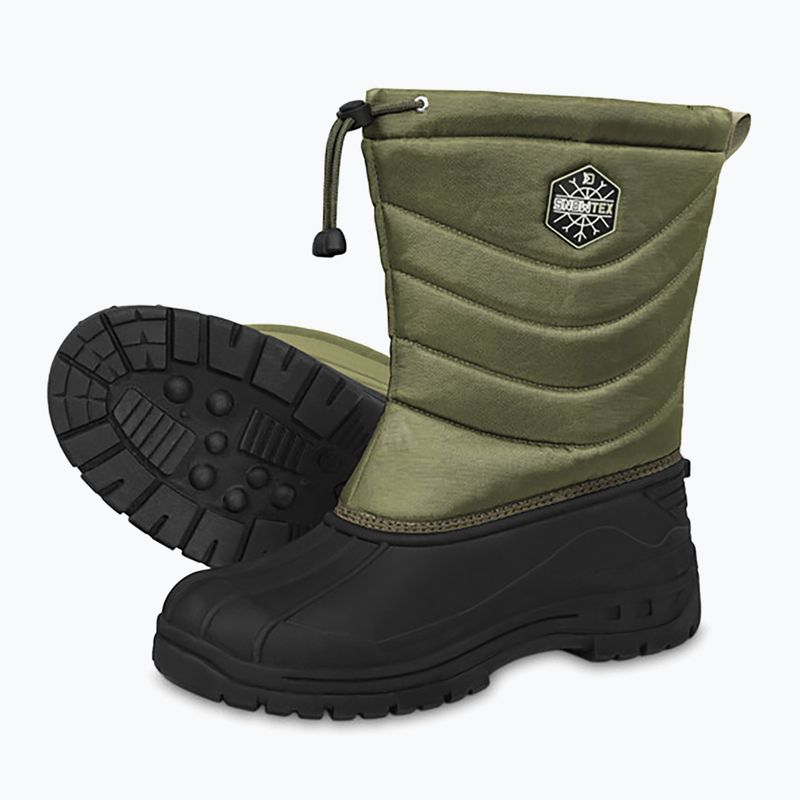 Kalosze ocieplane Delphin SnowTex zielone/czarne 8