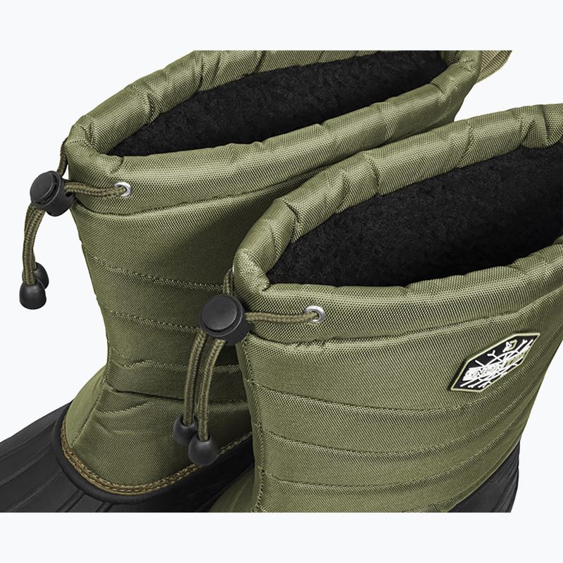 Kalosze ocieplane Delphin SnowTex zielone/czarne 10