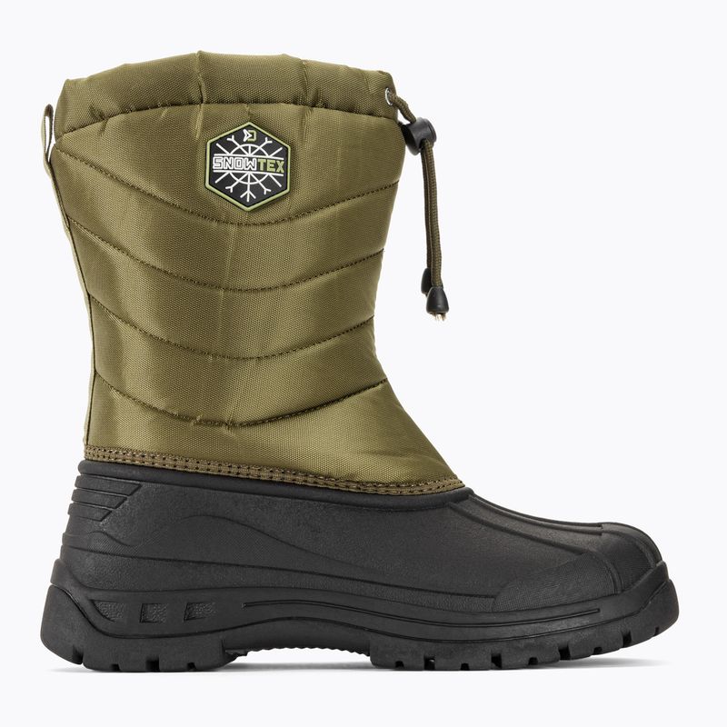 Kalosze ocieplane Delphin SnowTex zielone/czarne 2
