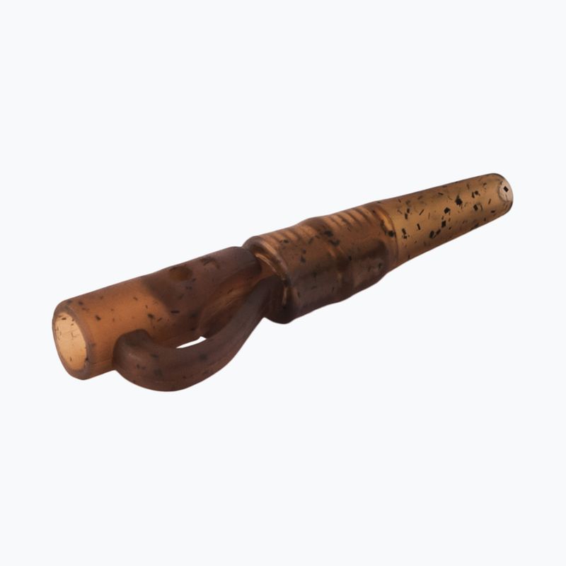 Szybkozłączka Delphin The End Pin Klip + Gumka 10 szt brązowa 830410400