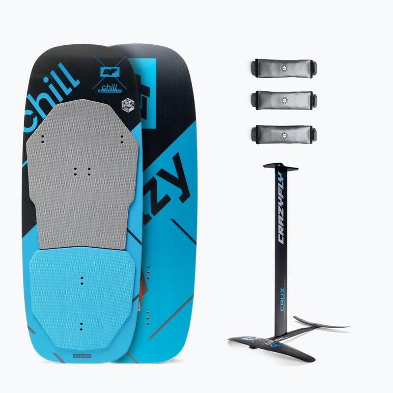 Deska do kitesurfingu + hydrofoil CrazyFly Cruz 690 T011-0004