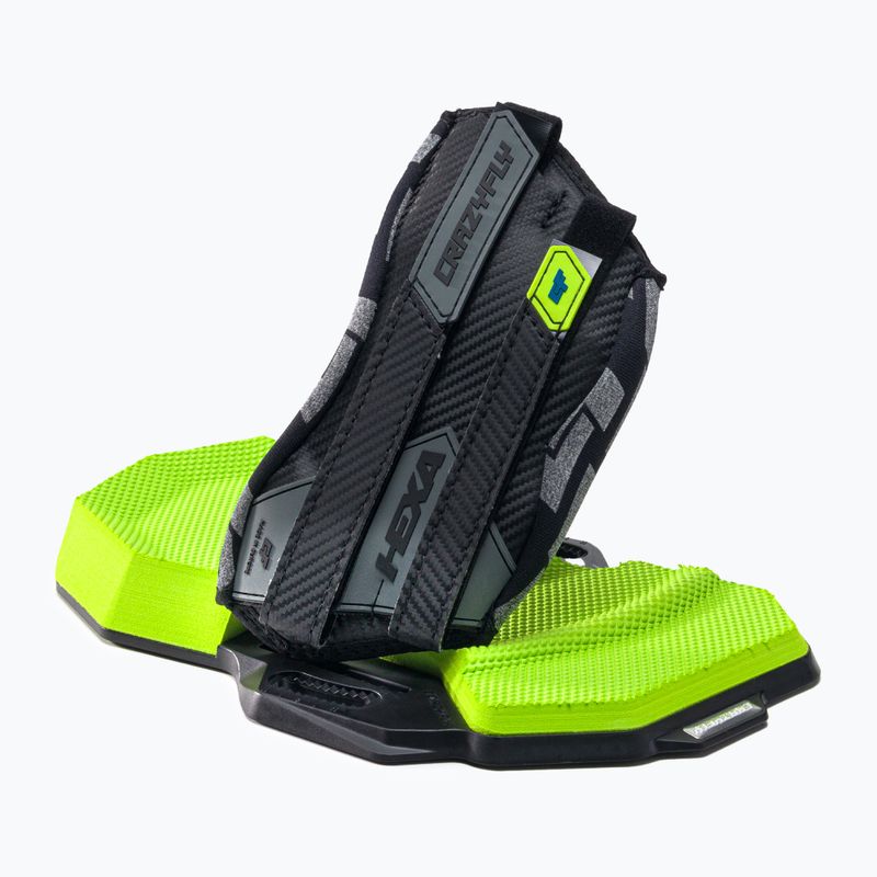 Pady i strapy do kiteboardu CrazyFly Hexa II LTD Neon 2