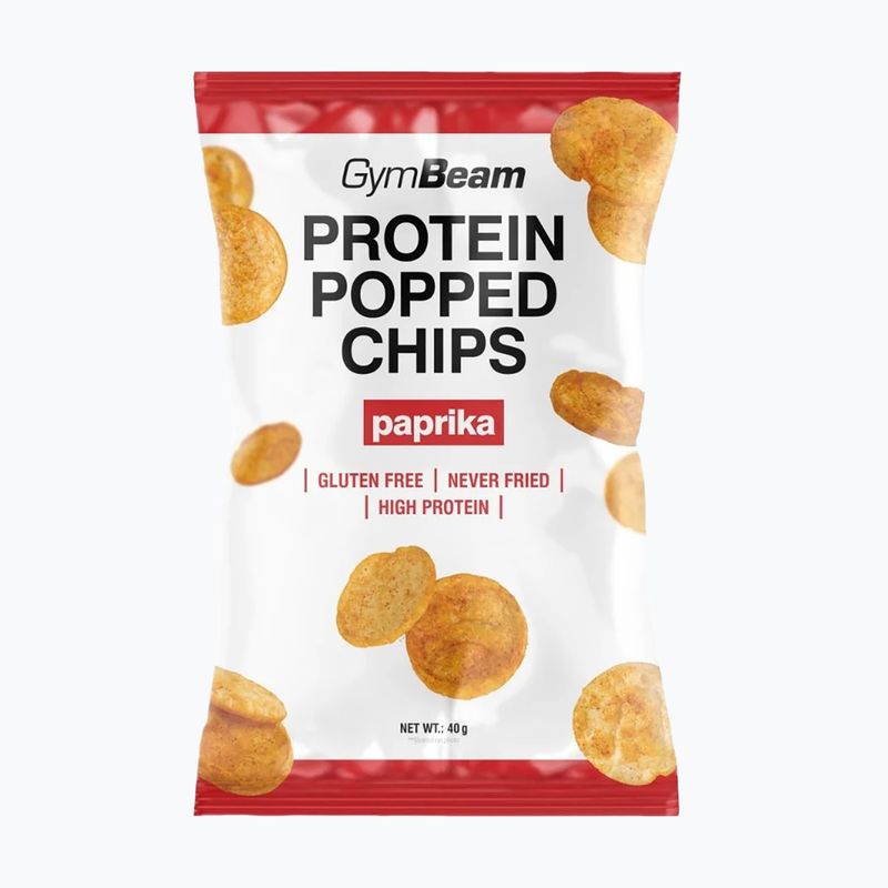 Chipsy proteinowe GymBeam Protein Popped 40 g pepper