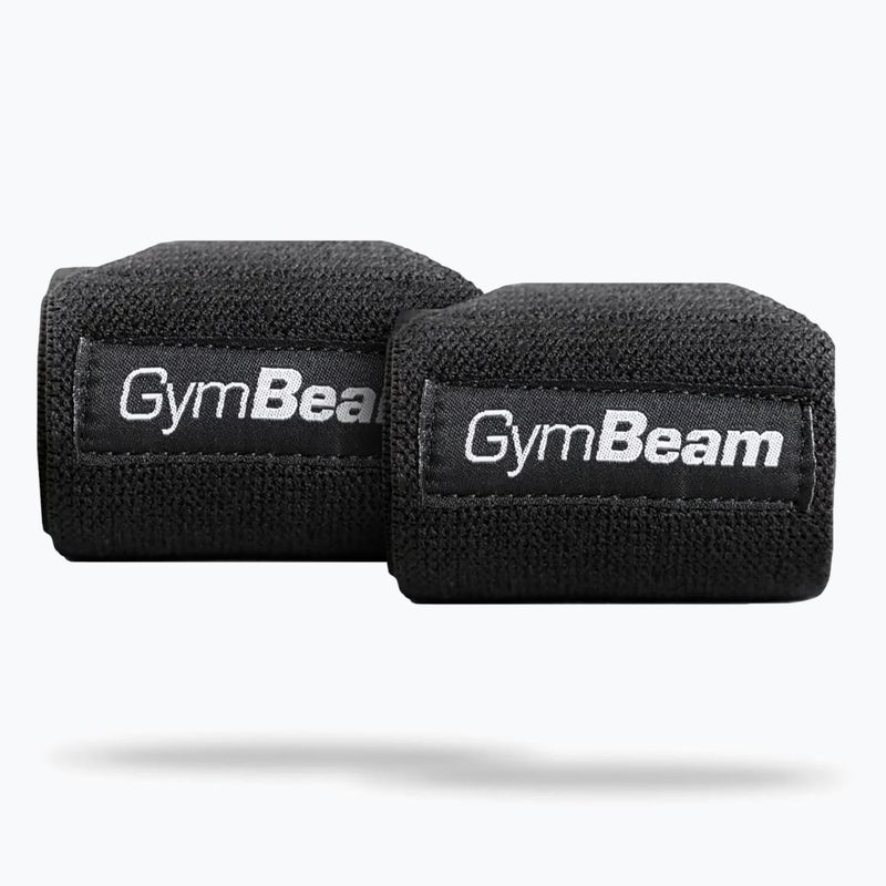 Bandaże na nadgarstki GymBeam Press black