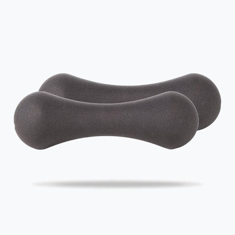 Hantle GymBeam Neoprene Dumbbells 2 x 3 kg dark grey 2