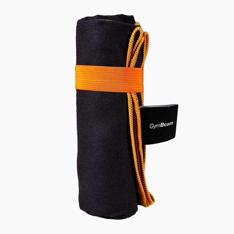 Ręcznik szybkoschnący GymBeam black/orange 4