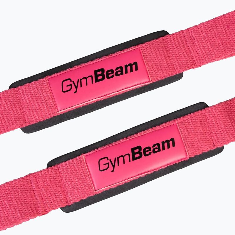 Paski do podnoszenia ciężarów GymBeam X-Grip pink 3