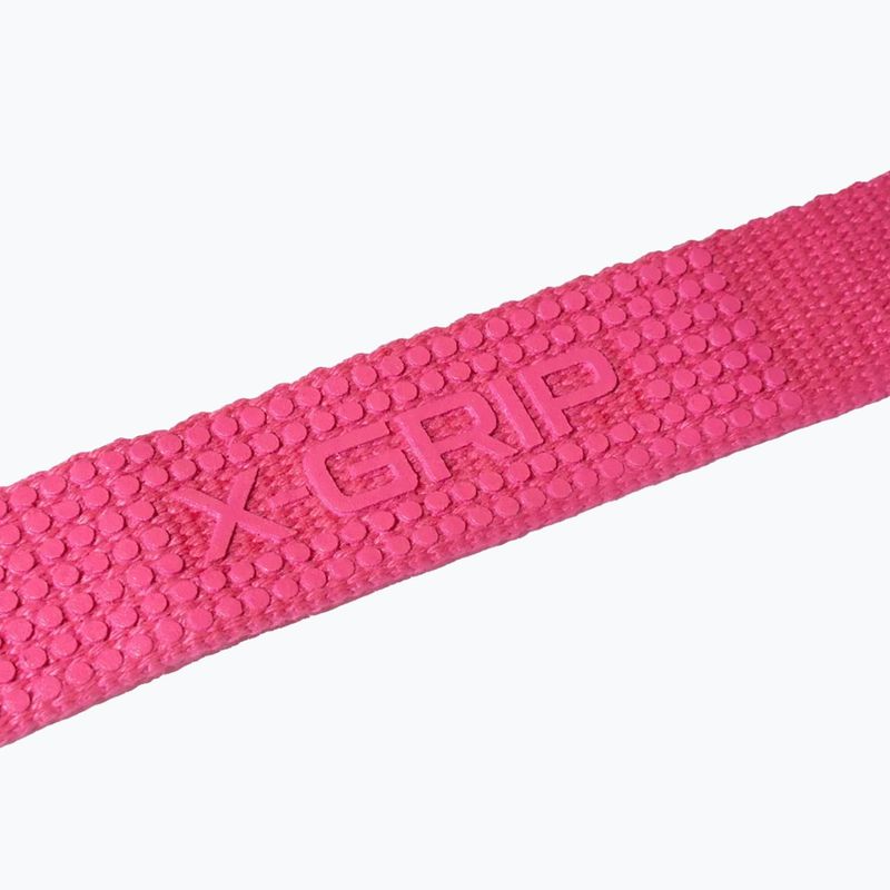 Paski do podnoszenia ciężarów GymBeam X-Grip pink 4