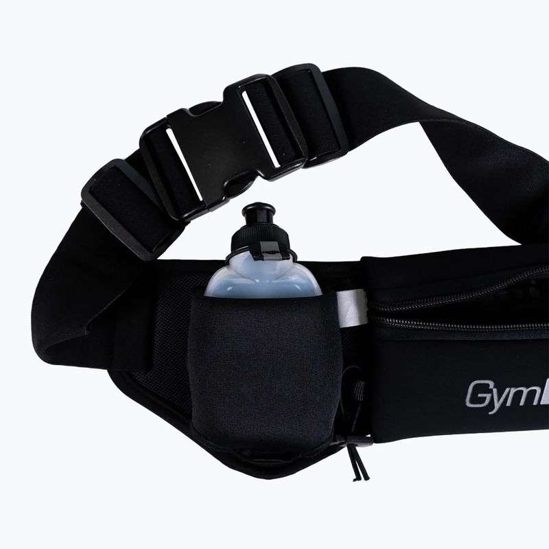 Pas do biegania GymBeam Trail Hydrobelt + butelka na wodę 180 ml black 2