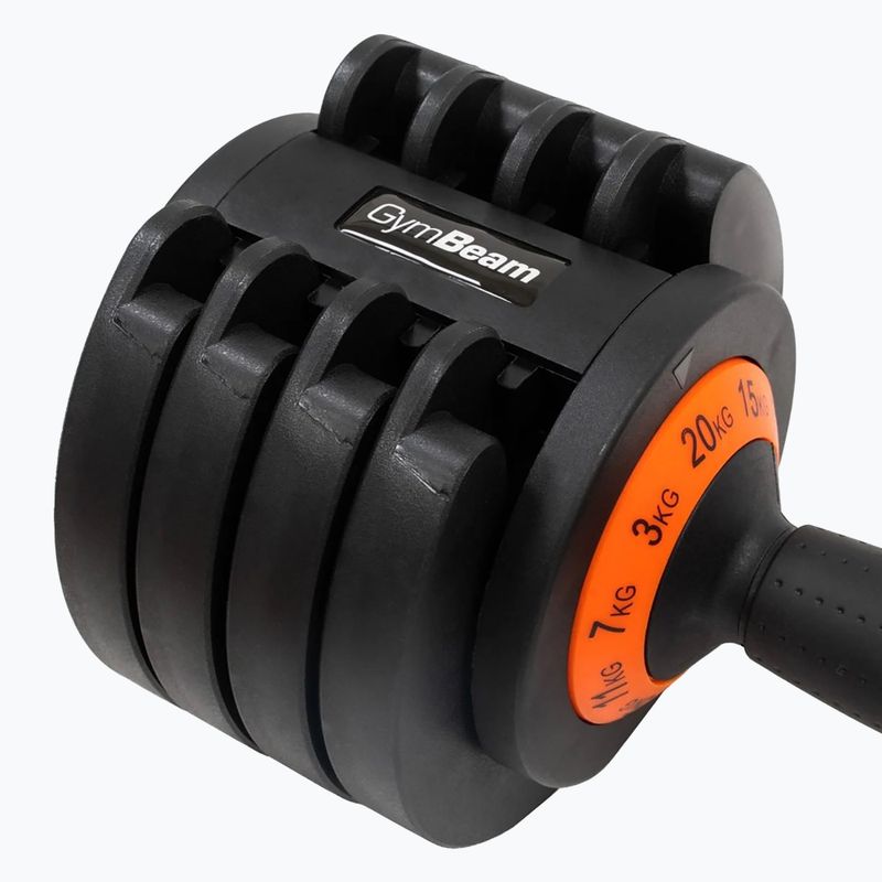 Hantel regulowany GymBeam Dumbbell Adjustable 20 kg black 5