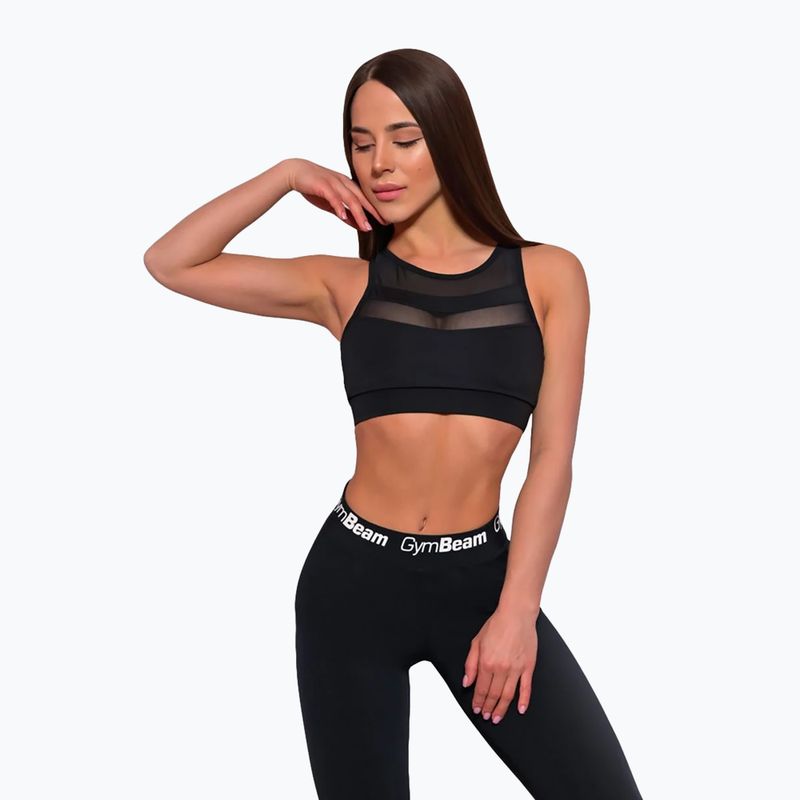 Legginsy treningowe damskie GymBeam Simple black 2