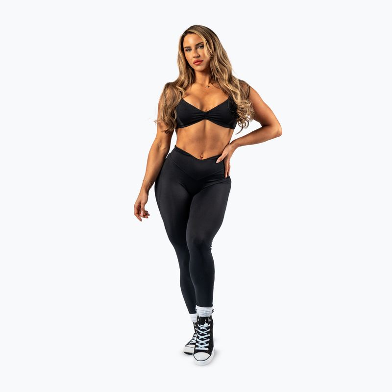 Legginsy treningowe damskie NEBBIA Strong Beauty black 2