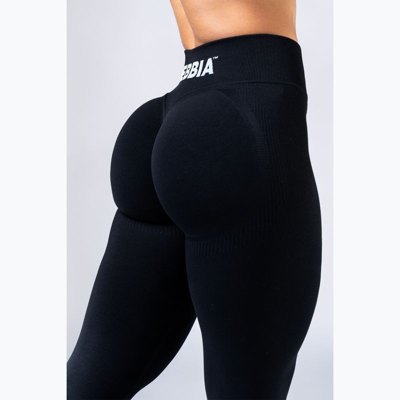 Legginsy treningowe damskie NEBBIA Power black 6